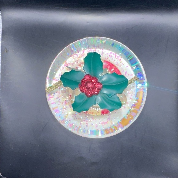 Vintage 2005 Disney Store Tinkerbell Mistletoe Christmas Snow Globe - Picture 7 of 7